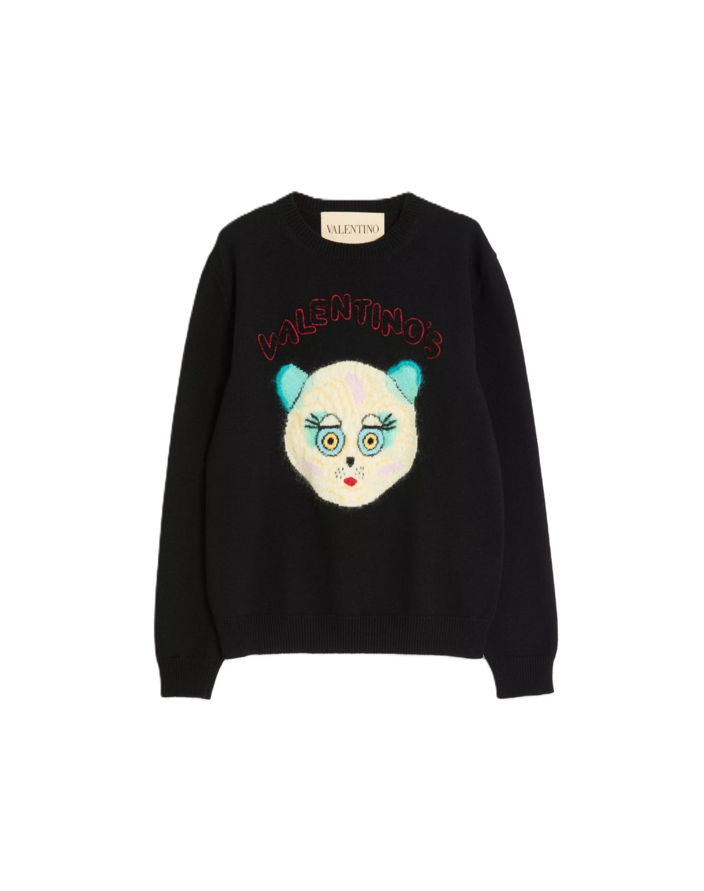 Valentino Garavani pull à patch Le Chat de La Maison