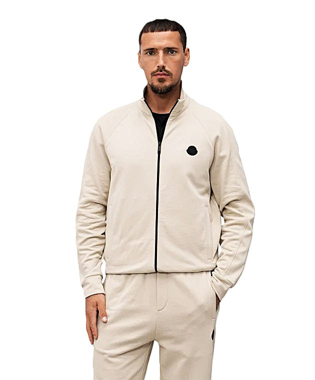 Moncler sweat zippé à patch logo