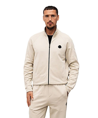 Moncler sweat zippé à patch logo