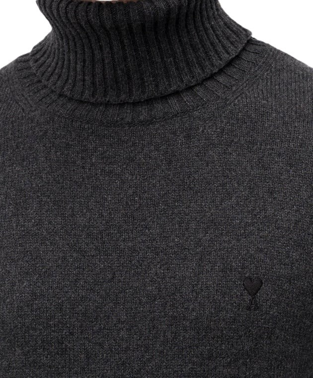 AMI Paris pull à col roulé Ami de Cœur en cachemire