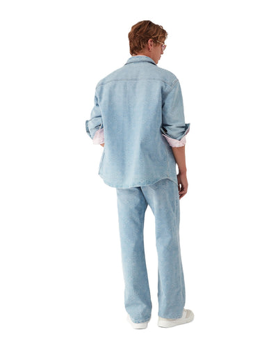 Casablanca chemise en denim Monogram