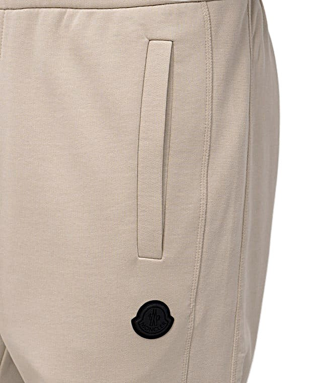 Moncler pantalon de survêtement à patch logo