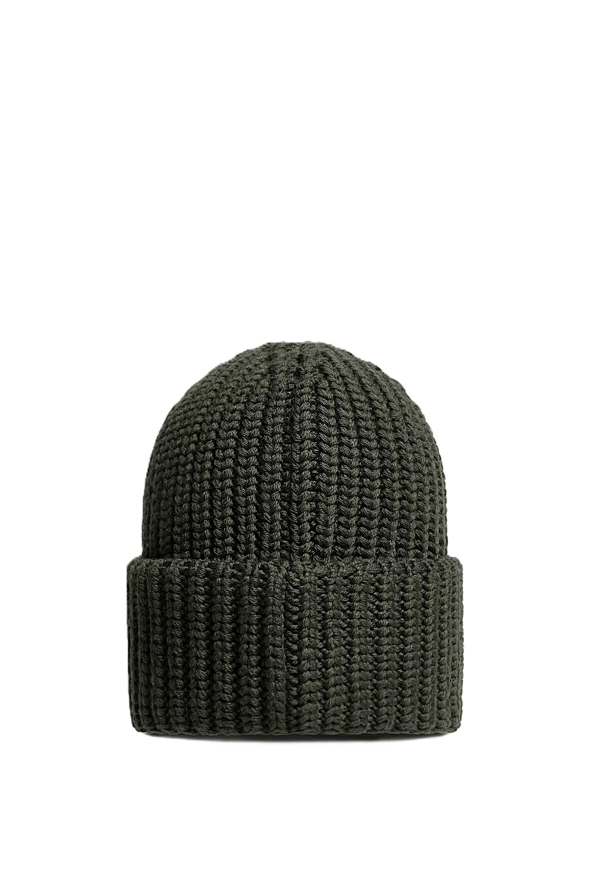Moncler Grenoble bonnet côtelé à patch logo