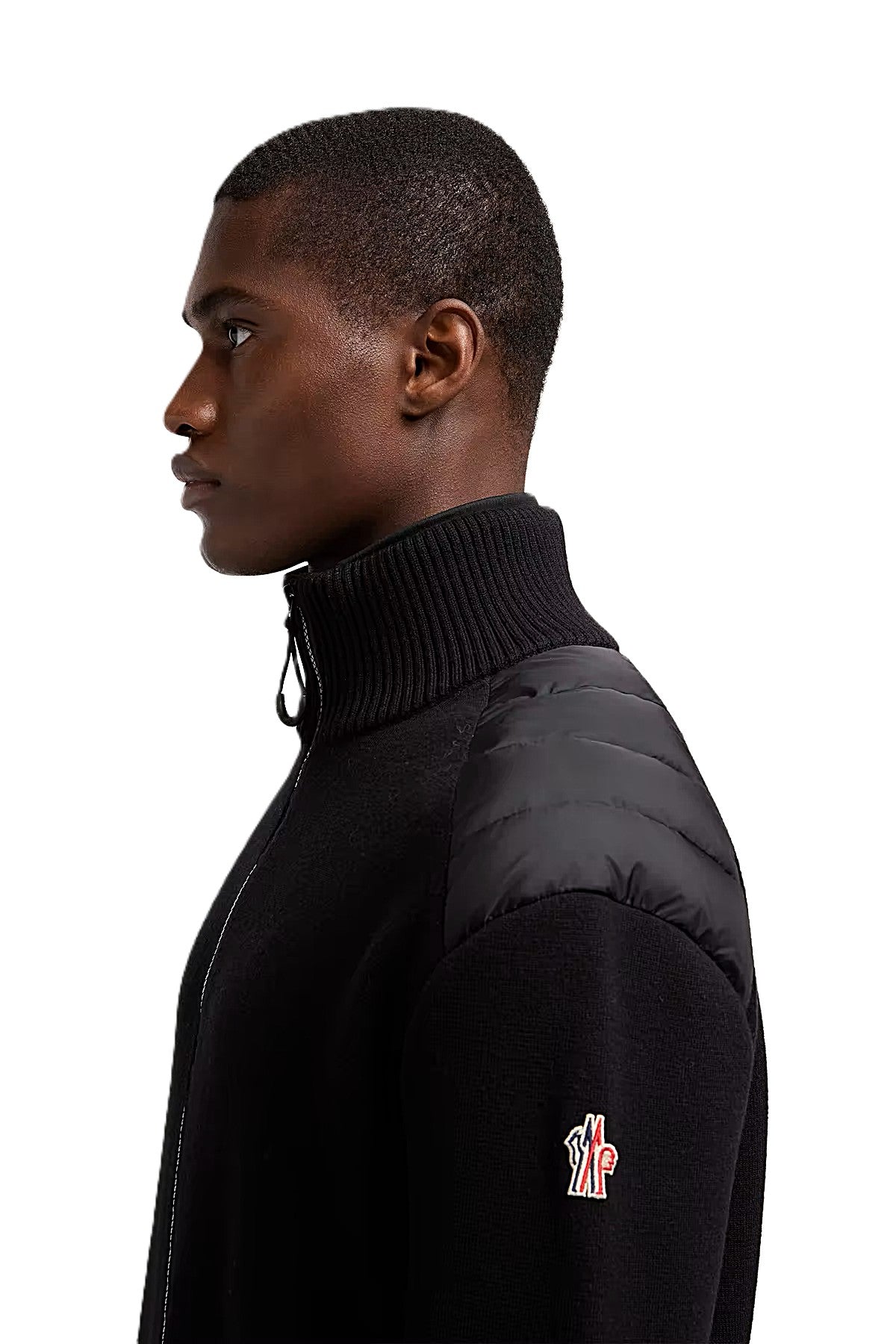 Moncler Grenoble cardigan zippé matelassé en laine