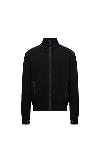 Moncler Grenoble cardigan zippé matelassé en laine