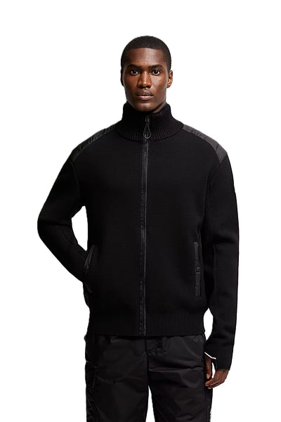 Moncler Grenoble cardigan zippé matelassé en laine