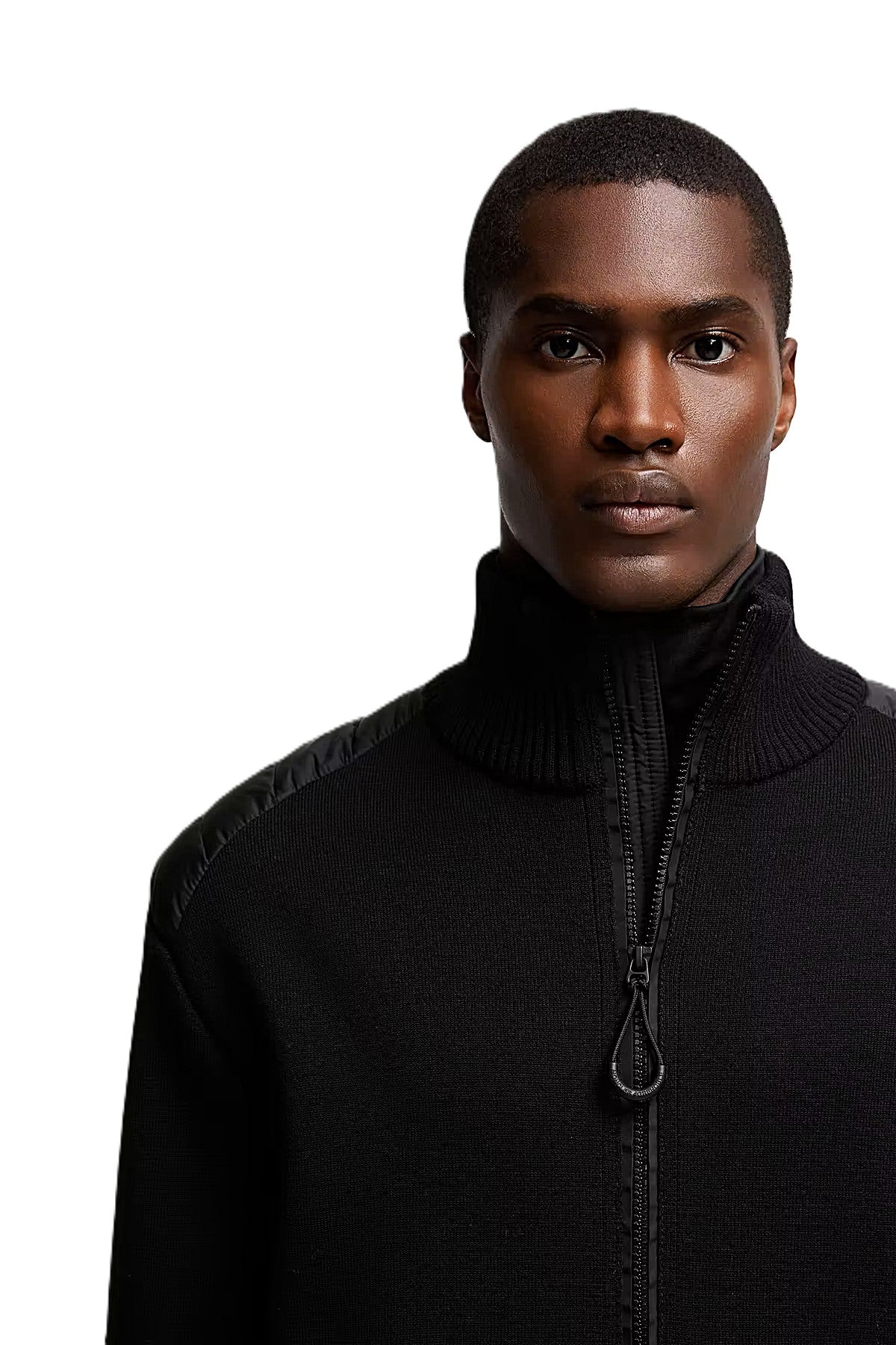 Moncler Grenoble cardigan zippé matelassé en laine