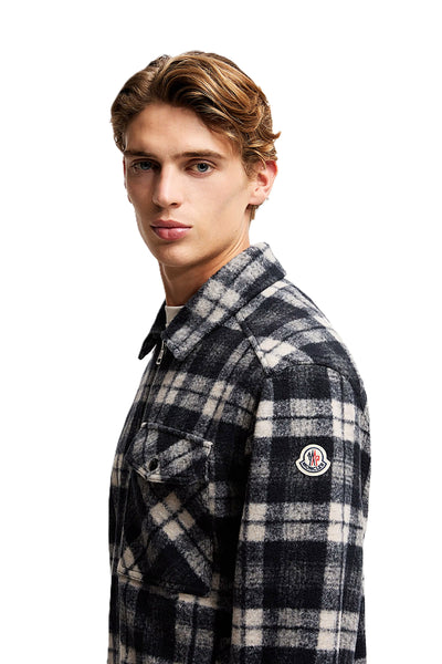 Moncler surchemise en tartan