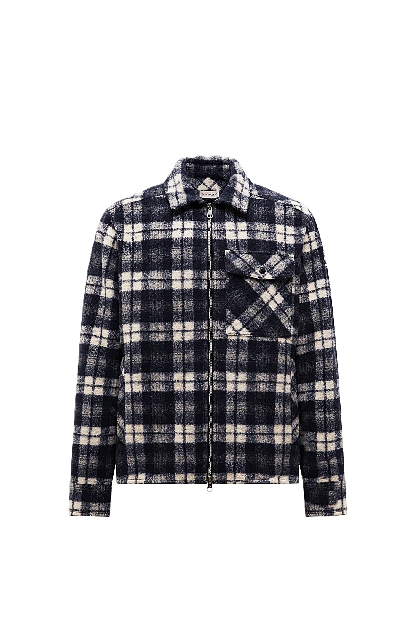 Moncler surchemise en tartan