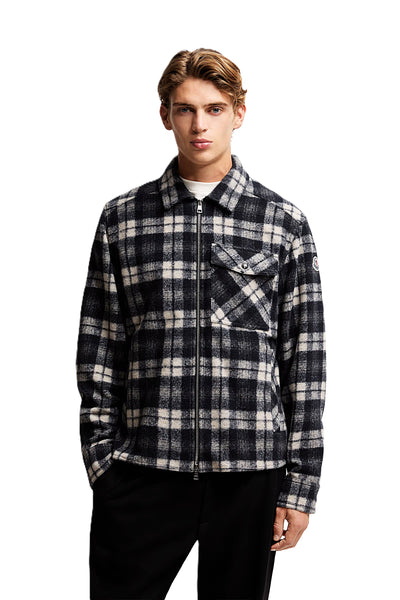 Moncler surchemise en tartan