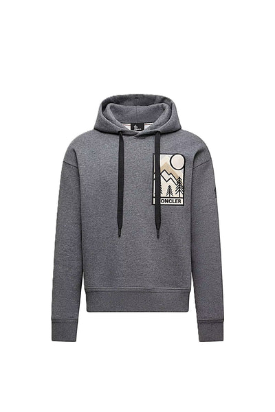 Moncler Grenoble hoodie à logo montagne