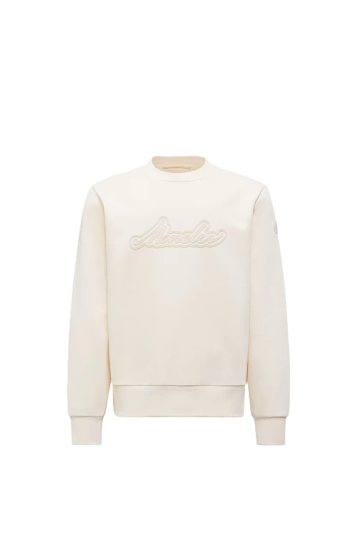 Moncler sweat en coton à logo lettres cursives