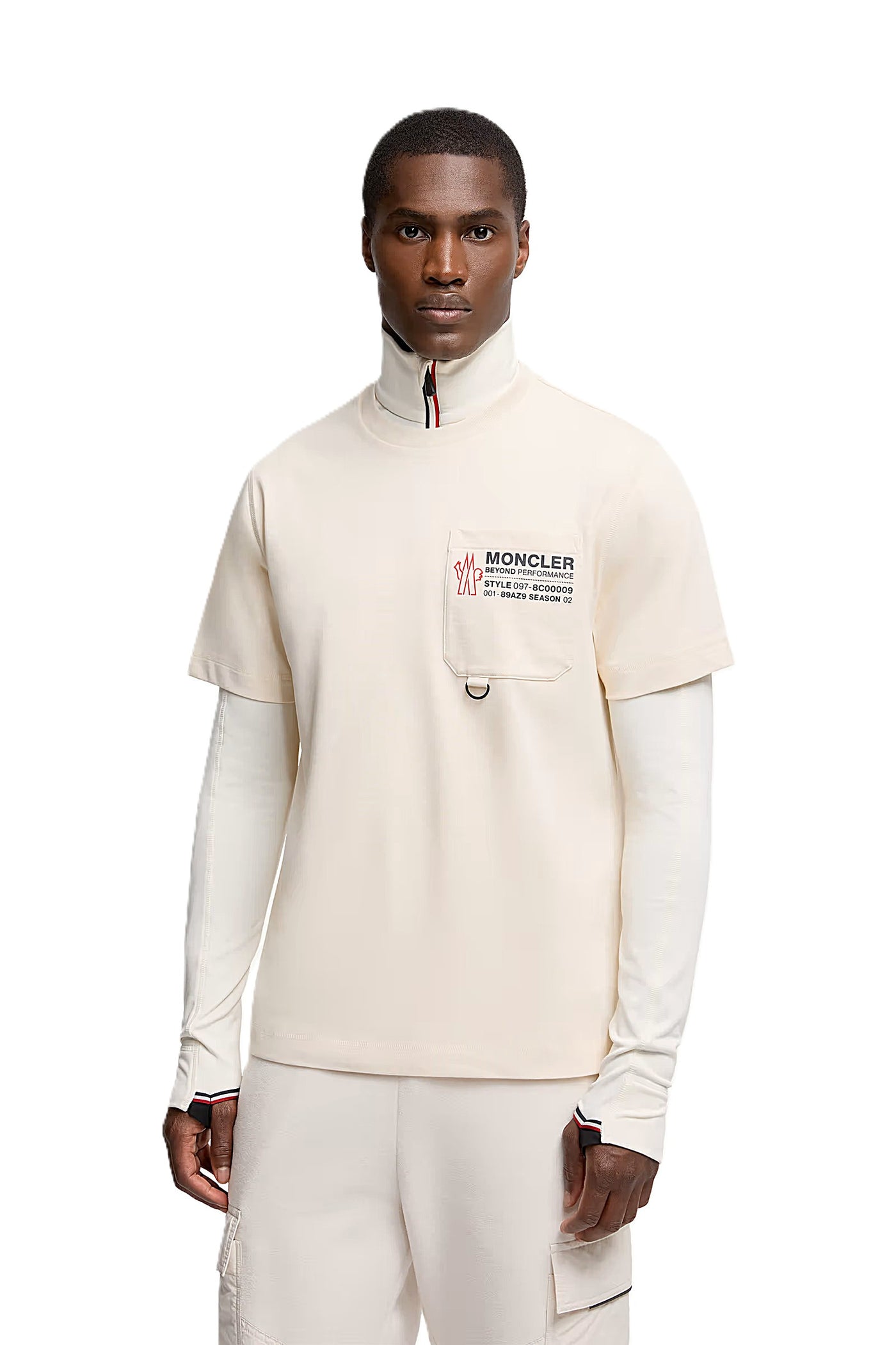 Moncler Grenoble t-shirt à poche imprimée