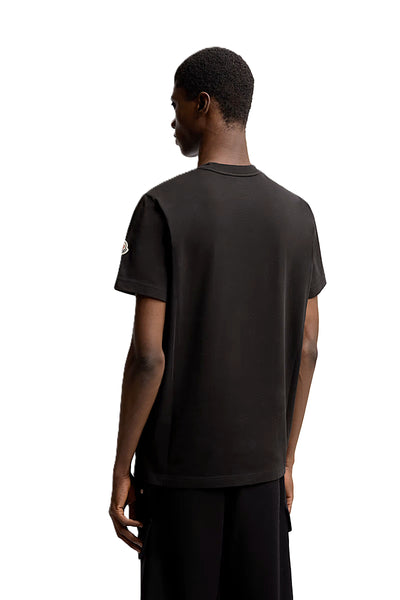 Moncler t-shirt en coton à patch logo