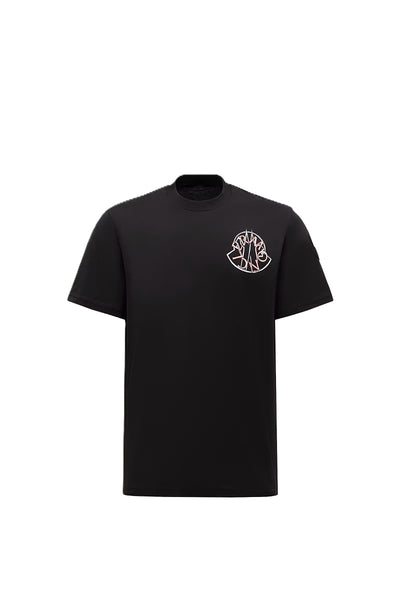 Moncler t-shirt à logo superposé