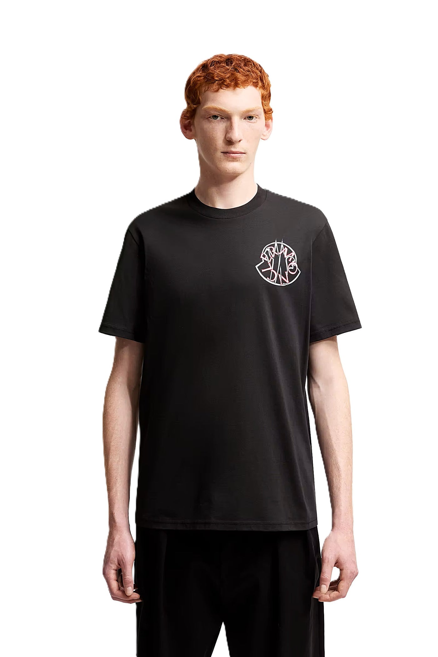 Moncler t-shirt à logo superposé