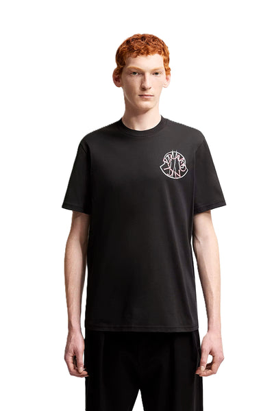 Moncler t-shirt à logo superposé