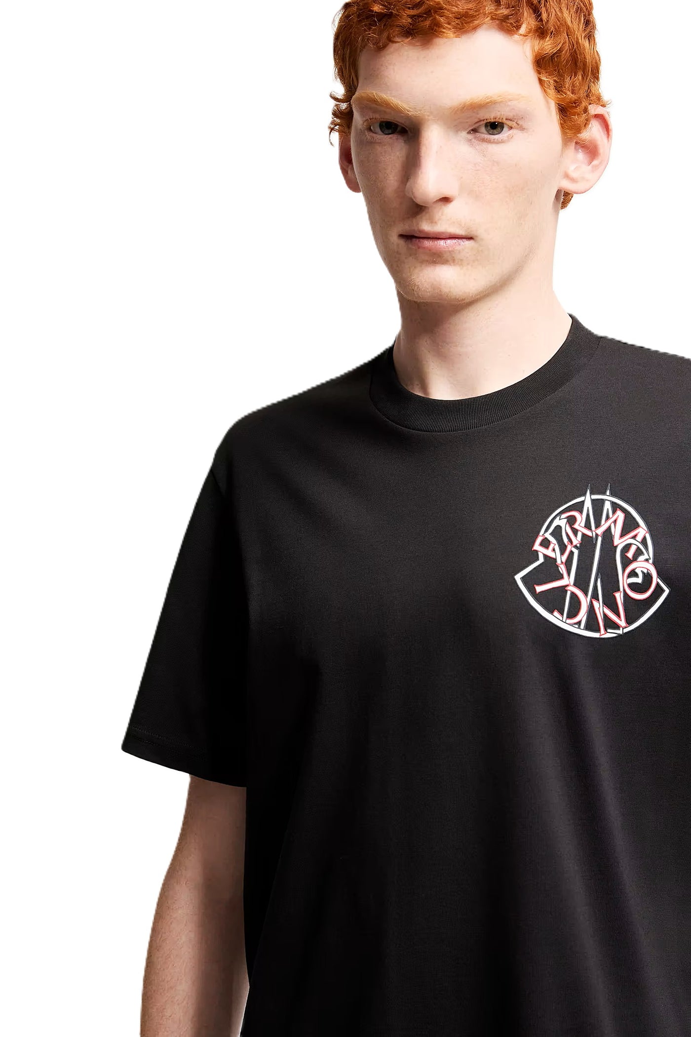 Moncler t-shirt à logo superposé